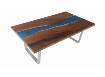 Epoxy Maatwerk Tafel Epoxyhars Stroom Echt Hout Prijs 1m² Tafels Hars