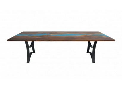 Maatwerk Tafel Epoxy Epoxyhars Hars Rivier Hout Echt Prijs per vierkante meter Tafels
