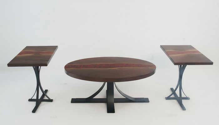 Bijzettafel Ontwerper Tafel Salontafel Handgemaakt Prijs 1 vierkante meter Nieuw
