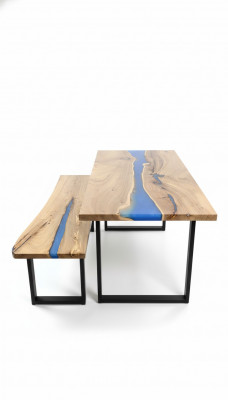 Ontwerp Tafel Bank Eettafel Keukentafel Woonkamertafels Banken Massief epoxy nieuw