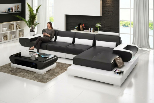 Bank leren bank hoekbank gestoffeerde bank bank hoekbank woonlandschap bekleding.