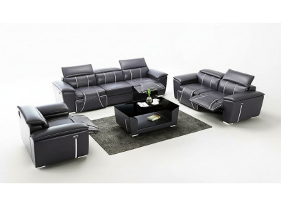 Sofaset 3-zits Set Design Bank Bank Modern Tafel Nieuw