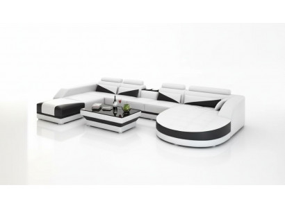 Eckbank Sofa Kussen Hoekgroep Woonlandschap Leren bank Banken Banken 2dlg.