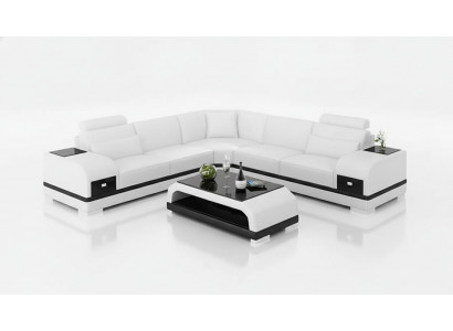 Ontwerp leren bankstel bank hoekbank bank bankstellen leren bank woonkamer