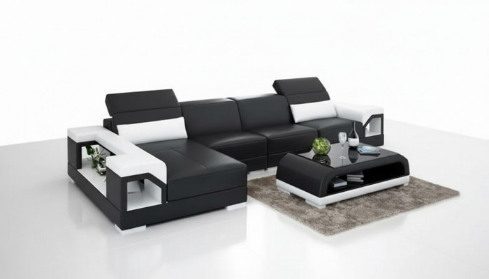 Ontwerp bankstellen hoekbank lederen bank bank bankstellen leren bank woonkamer