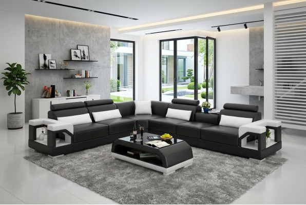 Hoekbank Bank Beklede Hoekbank Bankstellen Hoeklerensofa Woonlandschap