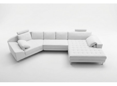 Hoekbank leren bank design bank hoekbank U-vorm modern gestoffeerd woonkamer meubels