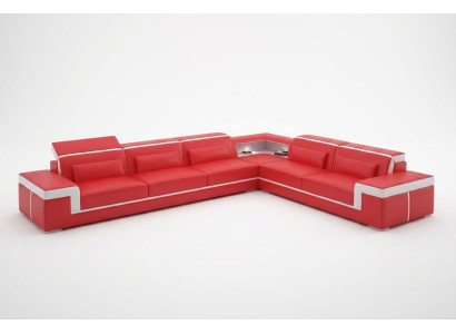 Lederbekleding Ontwerp Hoekbank Woonkamer Hoekbank Bank Bank L Vorm Woonlandschap
