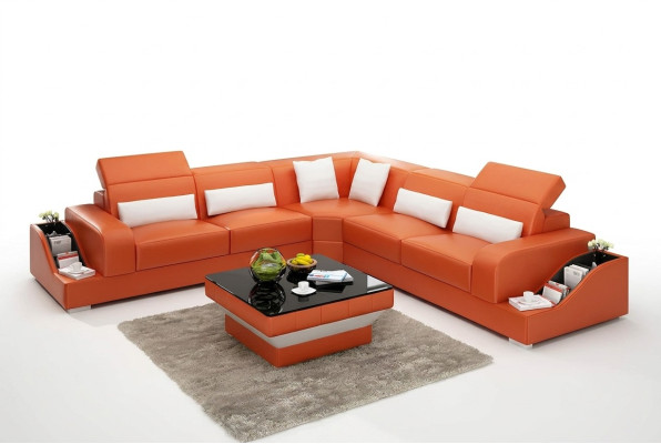 Hoekbank bank leren bank hoekbank bekleding bankstel bankstel_woonlandschap