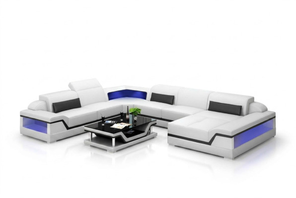 Hoekbank hoekbank bekleding hoekbank 2-delig set Nieuw Moderne woonkamer