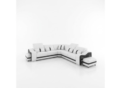 Leren bank Ontwerpbank Hoekbank L-vorm Moderne hoekbank Bekleding  Leren bank Ontwerpbank Hoekbank L-vorm Moderne hoekbank Bekleding