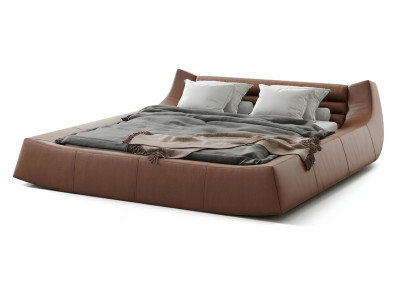 Ontwerper Bed Dubbele Bedden Modern Hotel Lederen Stoffen Tweepersoonsbed
