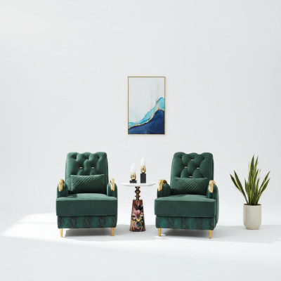 Fauteuil Ontwerp Slag Relax Club Lounge Stoel Bekleding Stof Leer