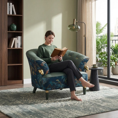 Textiel Bank Bank Bekleding Eénpersoons Designerstijl Meubels Moderne Woonkamer