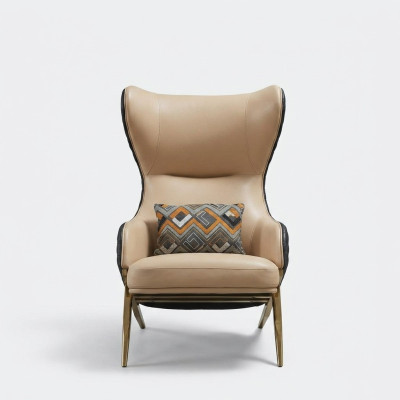 Fauteuil Designer Fauteuil Gestoffeerde Fauteuil Moderne Deco Relax Leren Fauteuil Luxe