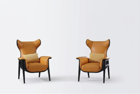 Moderne fauteuil gestoffeerde fauteuil Relax oor bank bank Designer Club