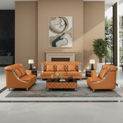 Chesterfield leren bank bank bekledings compleet set stel 6 stuks. Zit set leer.