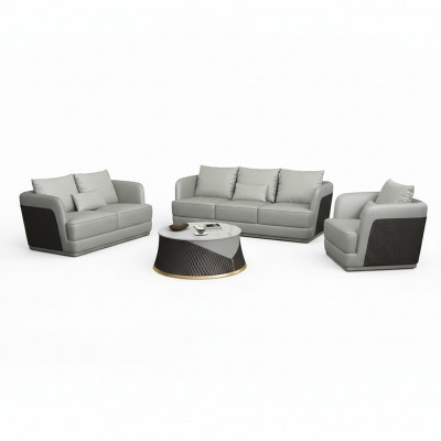 Bekleding Exclusieve designmeubelen 32 zits bankstel set 2-delig woonlandschap