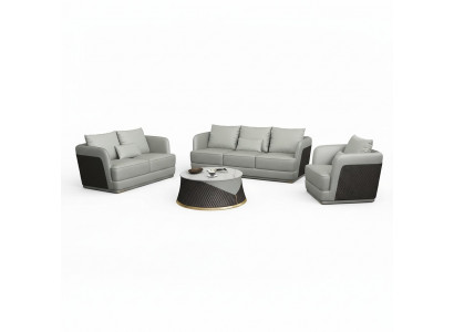 Bekleding Exclusieve designmeubelen 32 zits bankstel set 2-delig woonlandschap