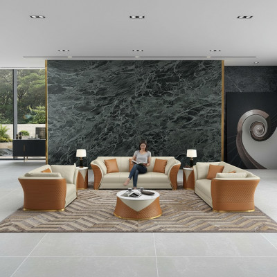 Exclusieve designmeubels 32-zits woonlandschap bankstel set 2-delig.