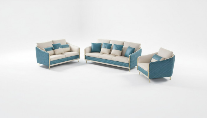 Designer bankstel bank bank bekledingsets banken exclusieve leren bank