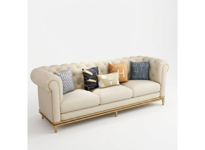 Klassieke driezitsbank sofa 3 zits ontwerp Chesterfield Italiaanse stijl