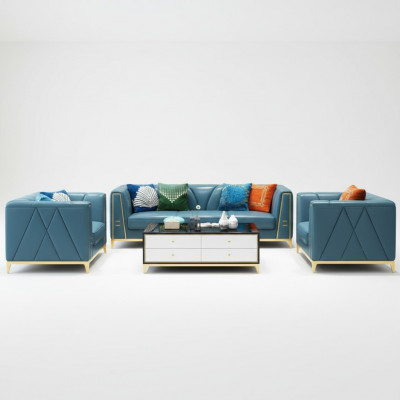 Chesterfield lederen sofa bankstellen woonkamer sofa bankstellen