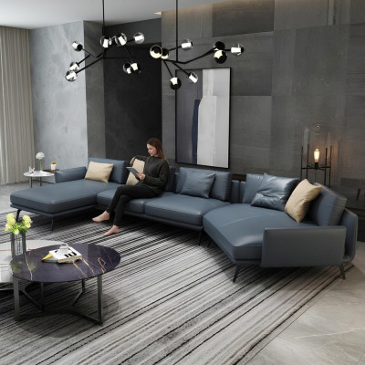 Italiaanse meubels woonkamer hoekbank bank bekleding luxe bank hoekcombinatie