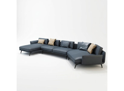 Italiaanse meubels woonkamer hoekbank bank bekleding luxe bank hoekcombinatie