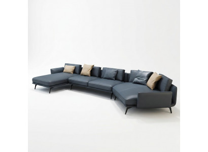 Italiaanse meubels woonkamer hoekbank bank bekleding luxe bank hoekcombinatie