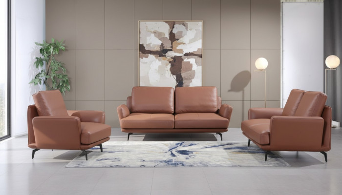 Woonkamer meubels leren bankstel bankstel 3+2+1 zits Moderne bankstellen bank