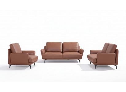Woonkamer meubels leren bankstel bankstel 3+2+1 zits Moderne bankstellen bank