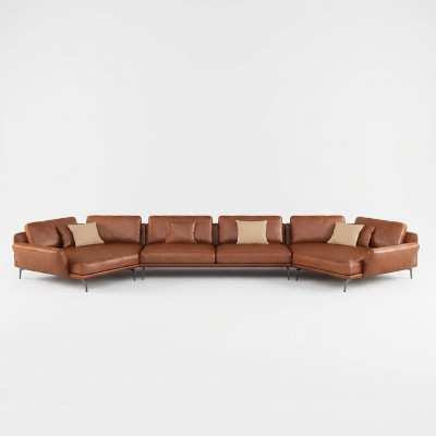 Hoekbank Italiaanse meubels woonkamer bank bekleding luxe bank hoekbank