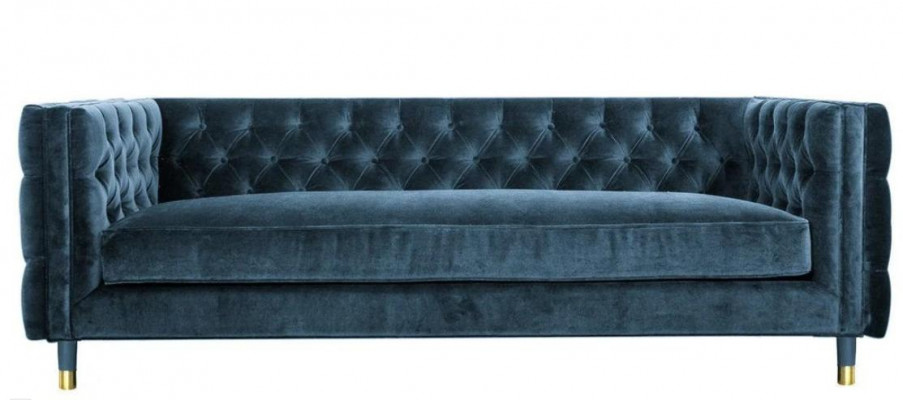 Chesterfield bank woonkamer stoffen bank bank bekleding sofa set 3-zitsbank nieuw