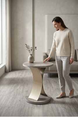 Bijzettafel Tafel Luxe meubels Tafels Ronde salontafel Italiaans