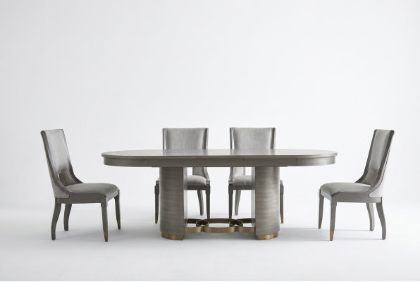 Luxe eetset tafel met 6 leunstoelen Complete groep in Dubai-stijl