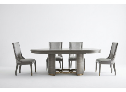 Luxe eetset tafel met 6 leunstoelen Complete groep in Dubai-stijl
