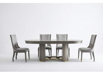 Luxe eetset tafel met 6 leunstoelen Complete groep in Dubai-stijl