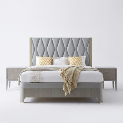 Slaapkamer Set Bed Nachtkastje Ontwerp Modern Luxe Bedden Groep