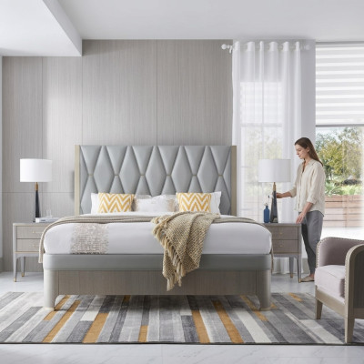 Slaapkamer Luxe Bed Ontwerp Houten Bed Bedden 180x200cm Bedden