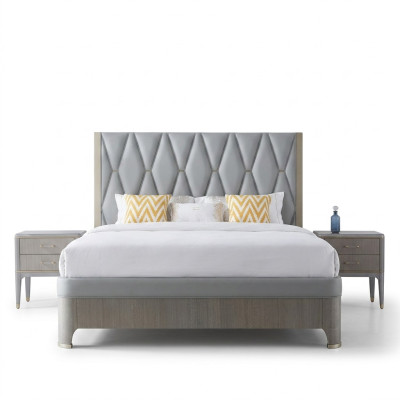 Slaapkamer Luxe Bed Ontwerp Houten Bed Bedden 180x200cm Bedden