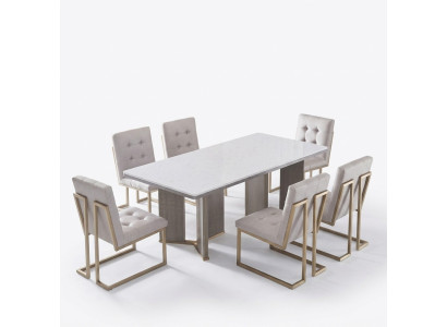 Eetkamertafel Ontwerper Luxe Meubels Houten Tafels 180x90cm Woonkamer