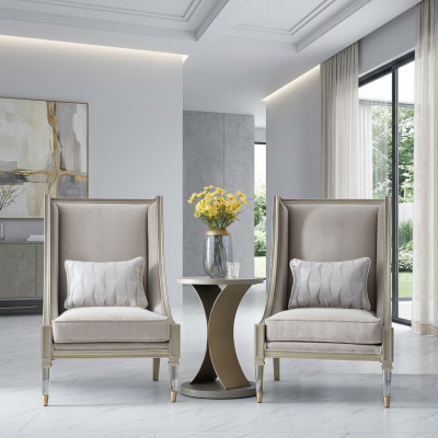 Luxe woonkamer hotel meubilair in Dubai-stijl, 3-delig set.