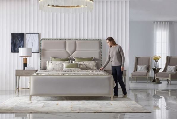 Slaapkamer Luxe Bed Ontwerp Bedden Bedden 180x200cm Dubai Dubbel