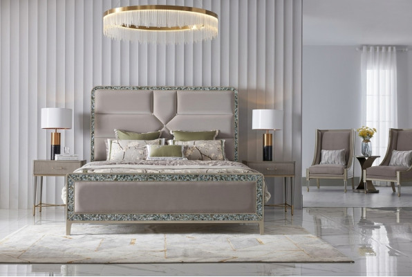 Slaapkamer Luxe Bed Ontwerp Bedden Bedden 180x200cm Dubai Dubbel