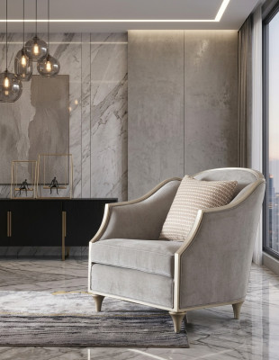 Loungestoelen Bank Hotelinrichting Fauteuil Eenpersoons Koninklijke stoel Troon