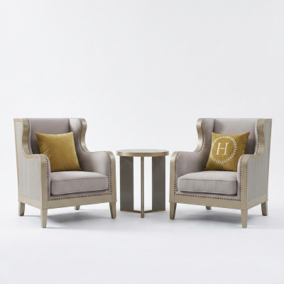 Sofaset Zitkussen Eenpersoons 2x Lounge club design stoelen luxe meubels hotel