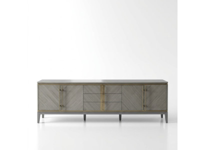 Luxe dressoir tv laag tv xxl kast tafel woonkamer hout tv 