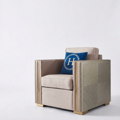 Luxury fauteuil meubels woonkamer eenzitter bank bank lounge club hotel