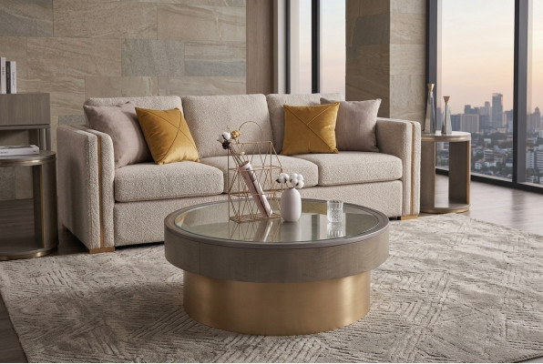 Ronde Design Salontafel Glas Bijzettafels Ronde Sofa